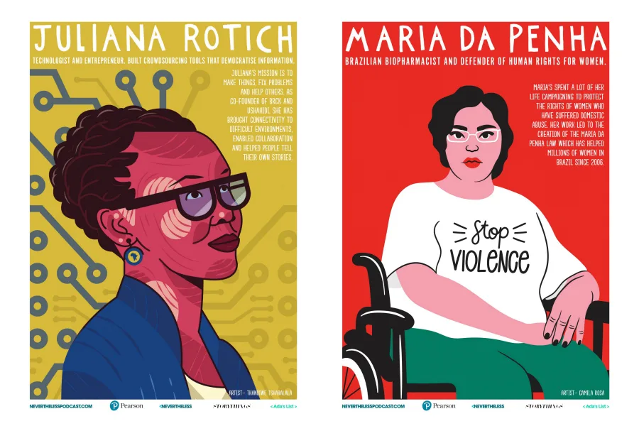 Free downloadable Women in STEM posters