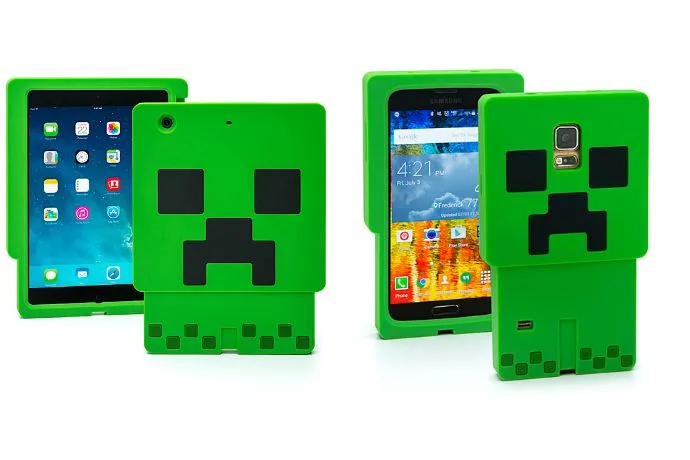 Minecraft cases for iPhone, iPad and Samsung Galaxy. Yes!