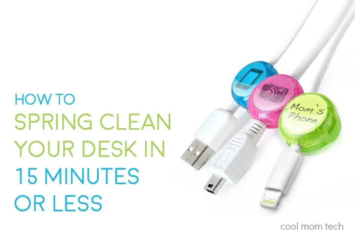 Great tips + products to help you spring clean your desk or home office, fast!